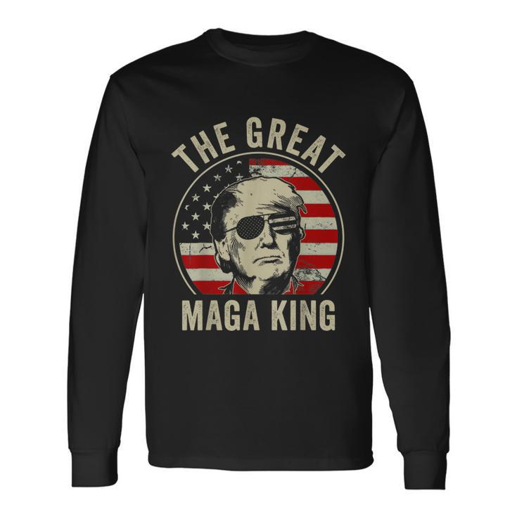 The Great Maga King Trump Ultra Maga King Long Sleeve T-Shirt