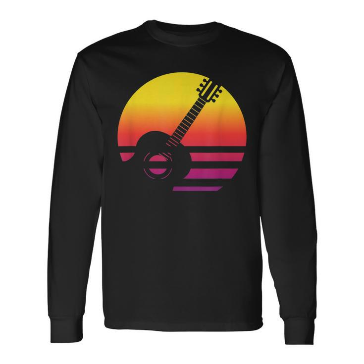 Guitar Retro Style Vintage V2 Long Sleeve T-Shirt Gifts ideas