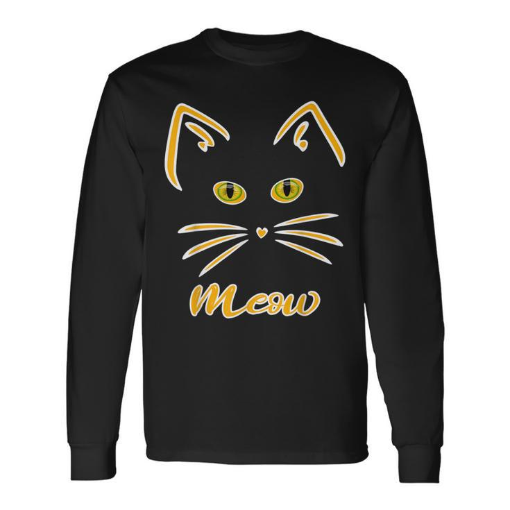 Halloween Kitty Cat V2 Long Sleeve T-Shirt