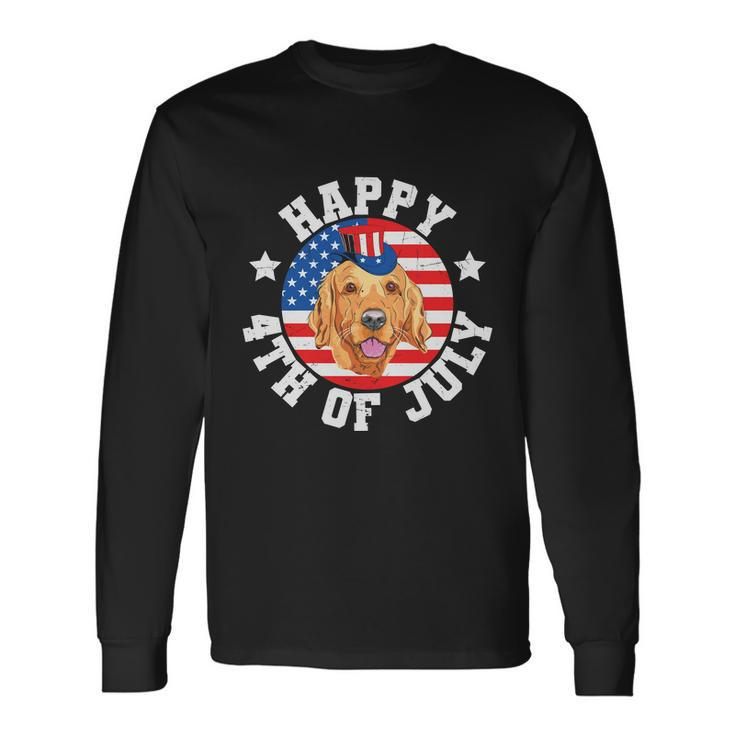 Happy 4Th Of July American Flag Plus Size Shirt For Men Women And Long Sleeve T-Shirt