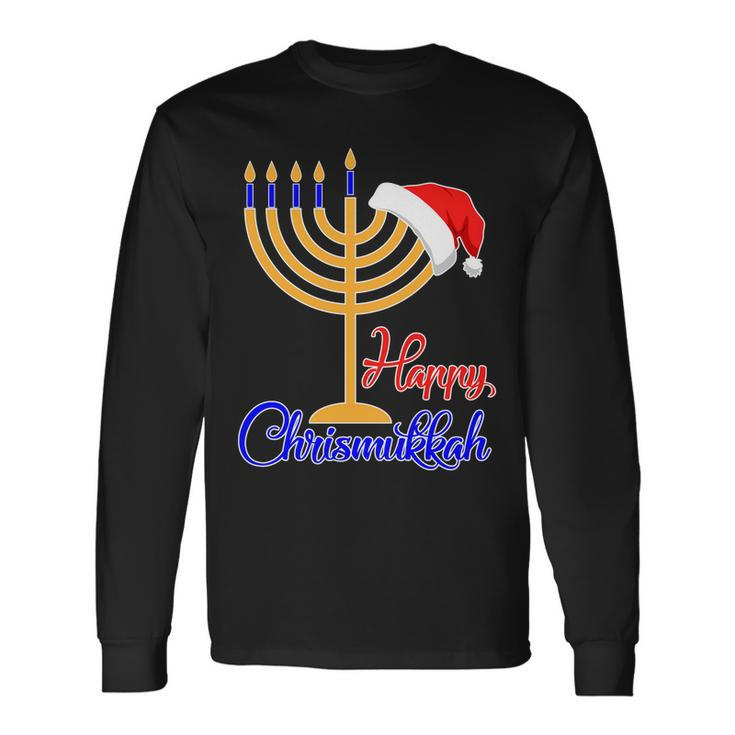Happy Chrismukkah Christmas Hanukkah Tshirt Long Sleeve T-Shirt