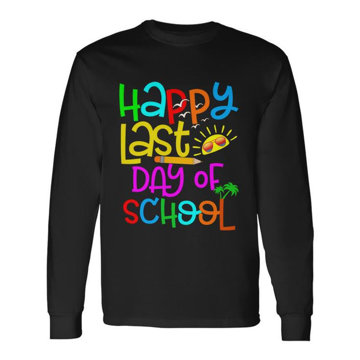 Happy Last Day Of School Teacher Student Graduation V2 Long Sleeve T-Shirt Gifts ideas