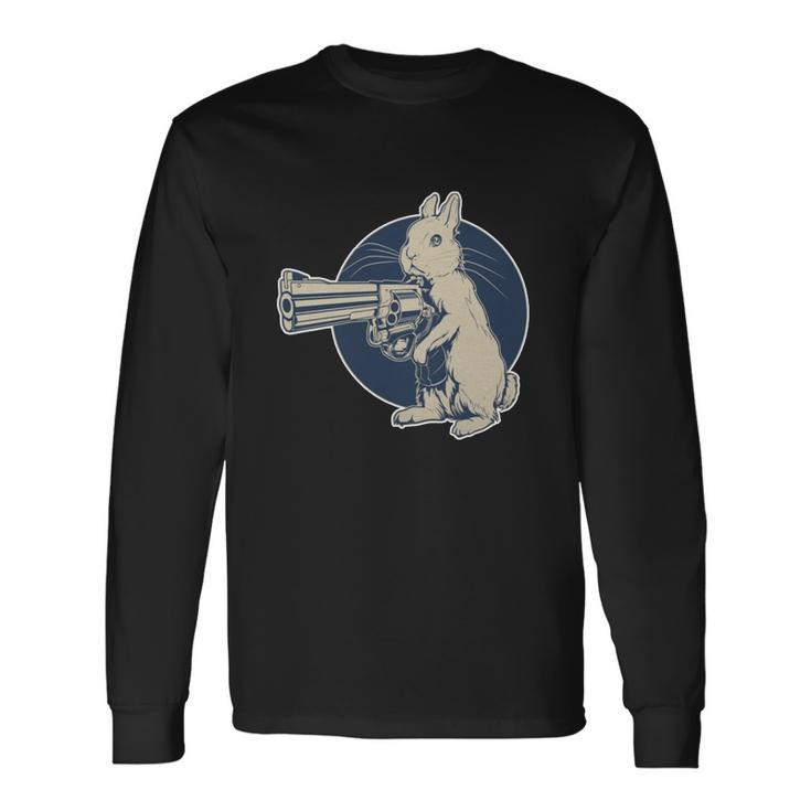 Hare Trigger Gangster Bunny Long Sleeve T-Shirt Gifts ideas