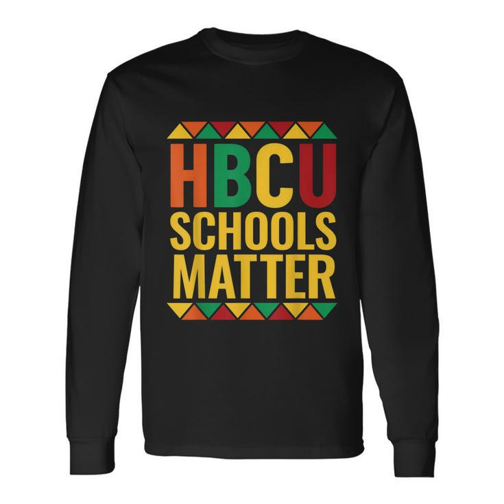 Hbcu African American College Student Tshirt Long Sleeve T-Shirt