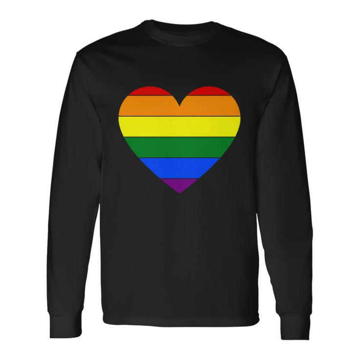 Heart Lgbt Gay Pride Lesbian Bisexual Ally Quote V3 Long Sleeve T-Shirt