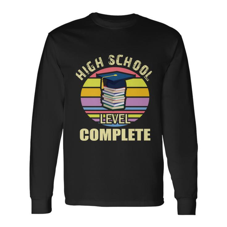 High School Level Complete School Student Teachers Graphics Plus Size Long Sleeve T-Shirt