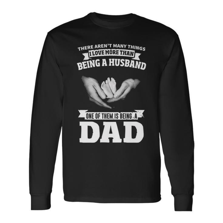 Husband Love Being A Dad Long Sleeve T-Shirt