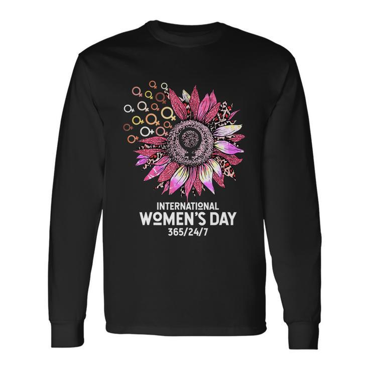 International Day 2022 Gender Equality Break The Bias Tshirt Long Sleeve T-Shirt Gifts ideas