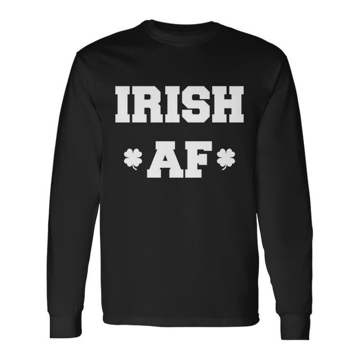 Irish Af St Patricks Day Clover Tshirt Long Sleeve T-Shirt