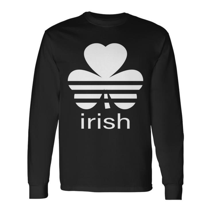 Irish Shamrock Logo Long Sleeve T-Shirt