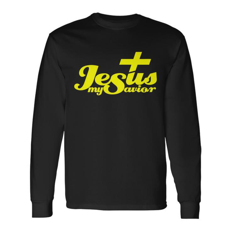 Jesus My Savior Christian Catholic Tshirt Long Sleeve T-Shirt