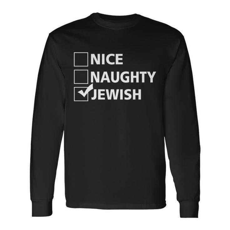 Jewish Holiday Hanukkah Long Sleeve T-Shirt