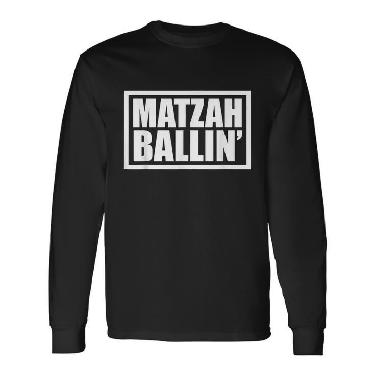 Jewish Matzah Ballin Matzo Ball Soup Hanukkah Long Sleeve T-Shirt Gifts ideas
