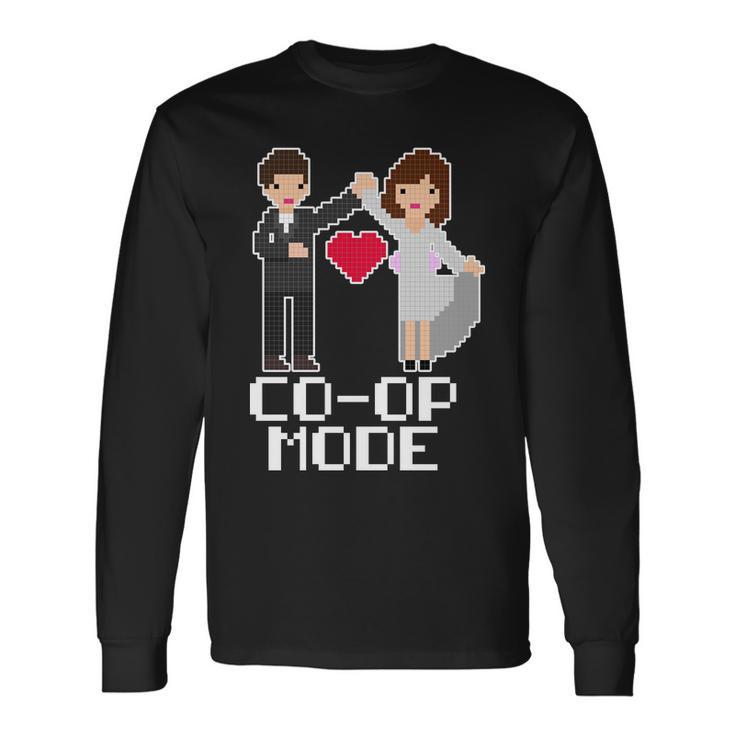 Just Married Co-Op Mode Marriage Long Sleeve T-Shirt