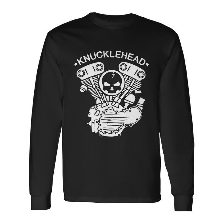 Knucklehead Engine Long Sleeve T-Shirt