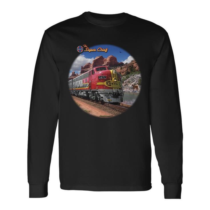 Larry Grossman Super Chief Train Long Sleeve T-Shirt