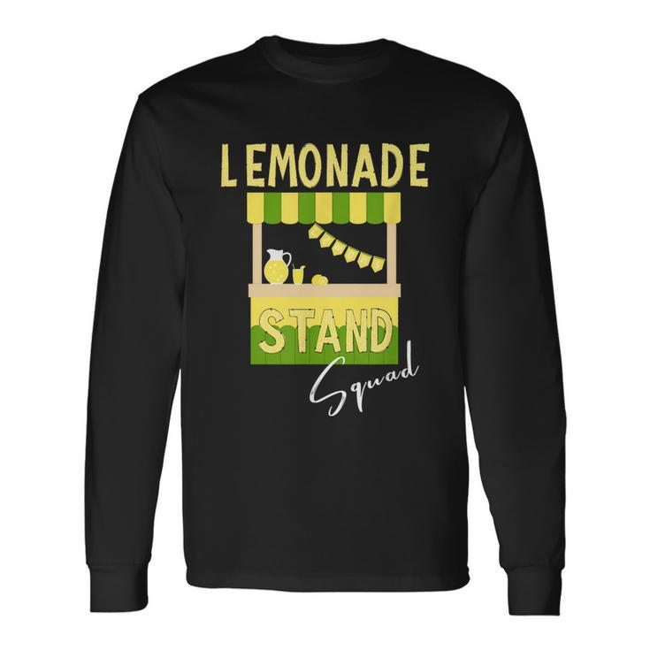 Lemonade Stand Squad Lemon Juice Drink Lover Long Sleeve T-Shirt