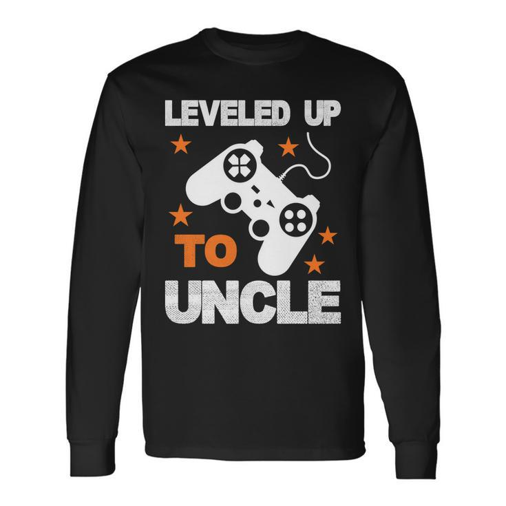 Leveled Up To Uncle Tshirt Long Sleeve T-Shirt