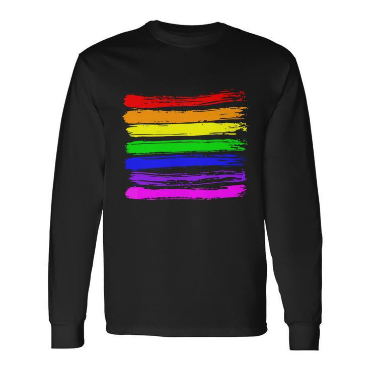 Lgbt Gay Pride Flag Shirt Gay Pride 2022 Long Sleeve T-Shirt