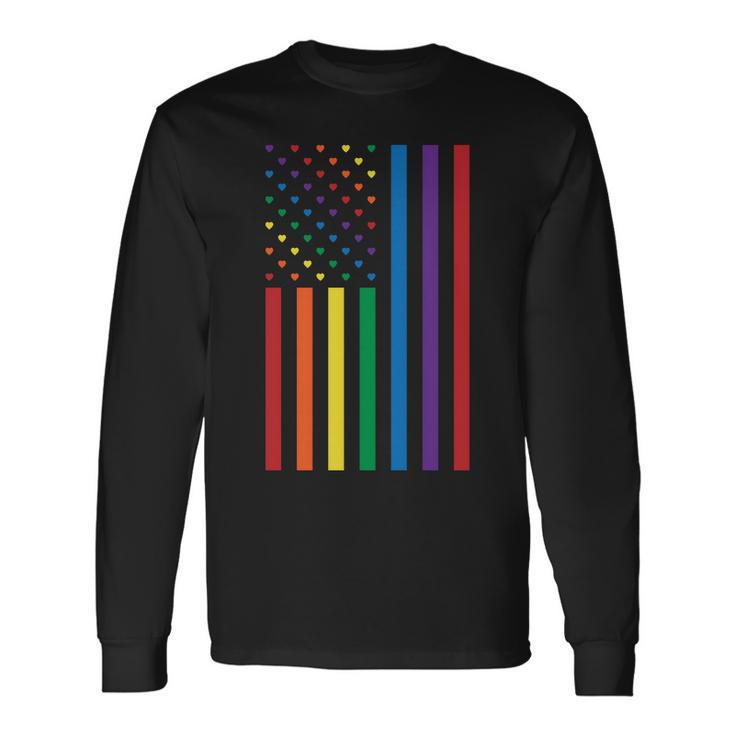 Lgbt Rainbow Pride Flag Tshirt Long Sleeve T-Shirt