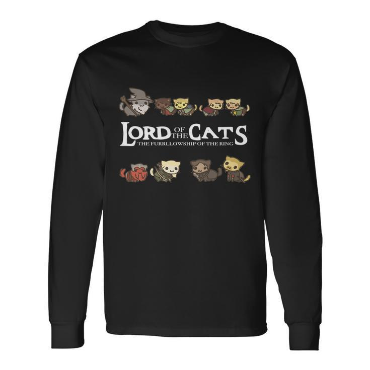 Lord Of The Cats The Furrllowship Of The Ring Long Sleeve T-Shirt