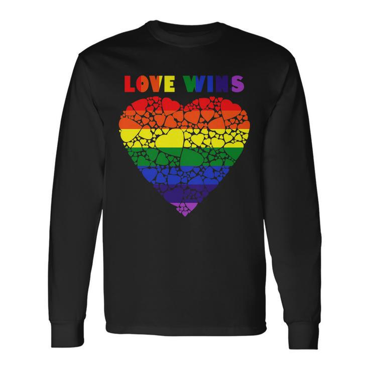 Love Wins Heart Long Sleeve T-Shirt Gifts ideas