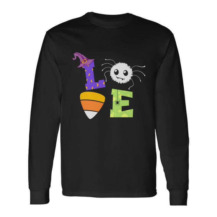 Love Witch Hat Halloween Quote Long Sleeve T-Shirt Gifts ideas