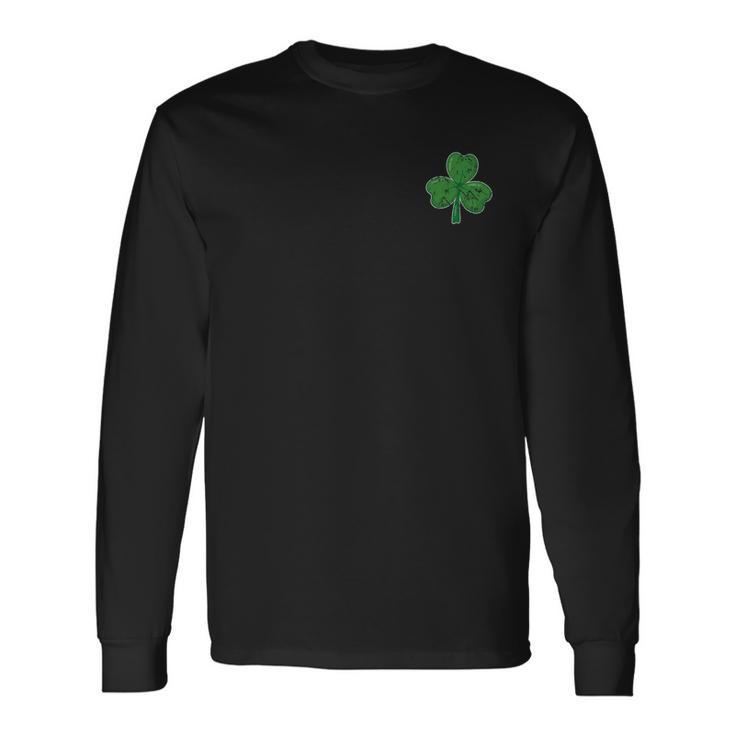 Lucky Shamrock St Patricks Day Long Sleeve T-Shirt - Thegiftio