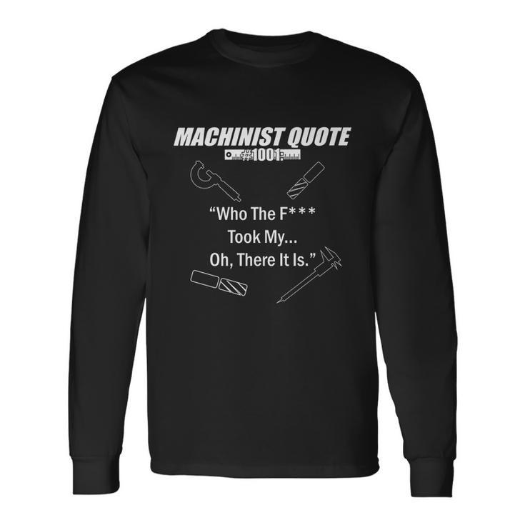 Machinist Premium Long Sleeve T-Shirt