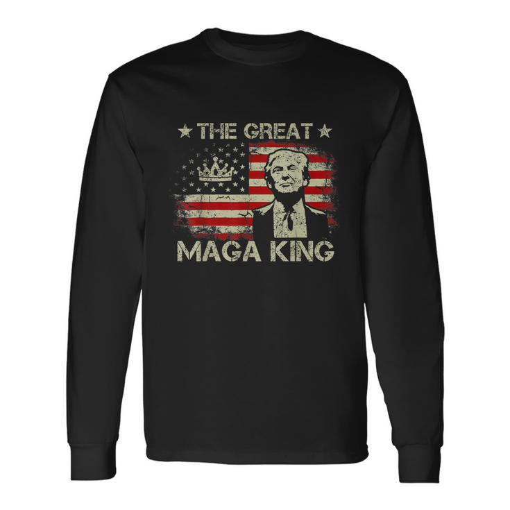 Maga King The Great Maga King Ultra Maga Tshirt V2 Long Sleeve T-Shirt