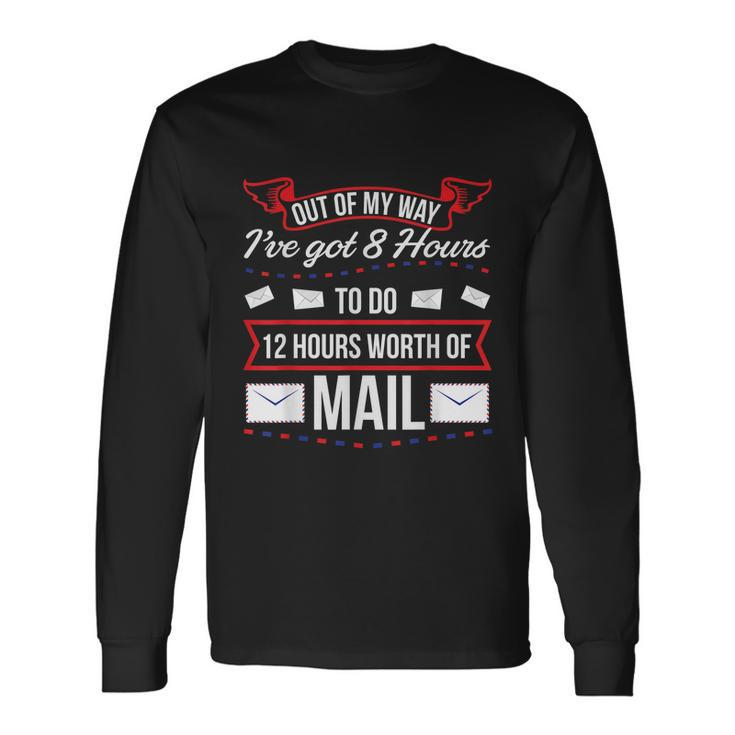 Mailman Mail Carrier Postal Worker V2 Long Sleeve T-Shirt