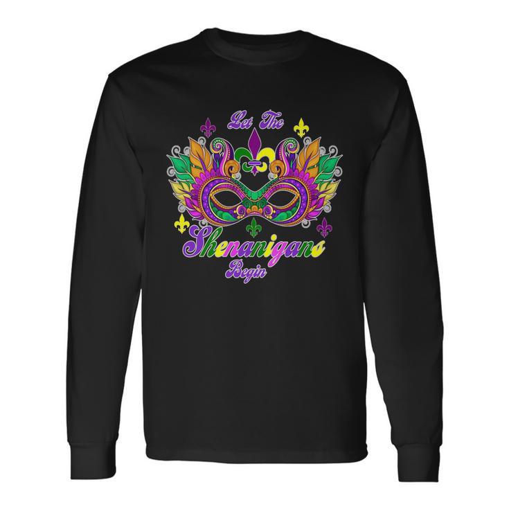 Mardi Gras Shenanigans Long Sleeve T-Shirt