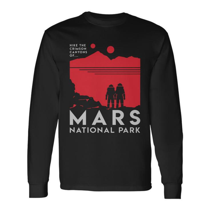 Mars National Park Tshirt Long Sleeve T-Shirt