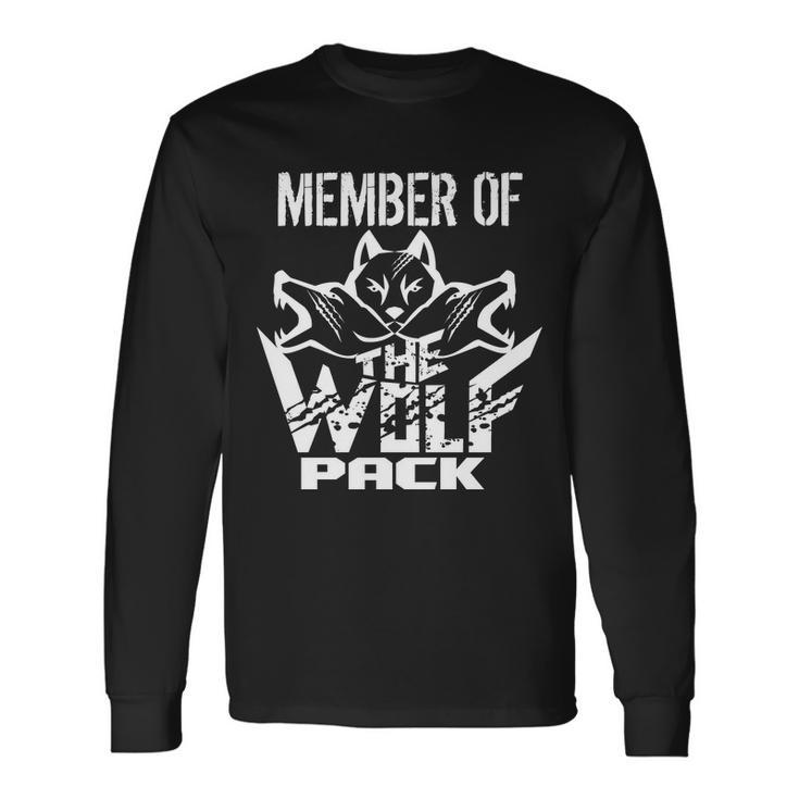 Member Of The Wolf Pack Tshirt Long Sleeve T-Shirt