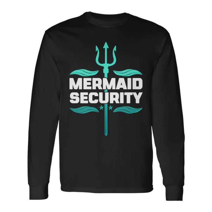 Mermaid Security Trident Long Sleeve T-Shirt