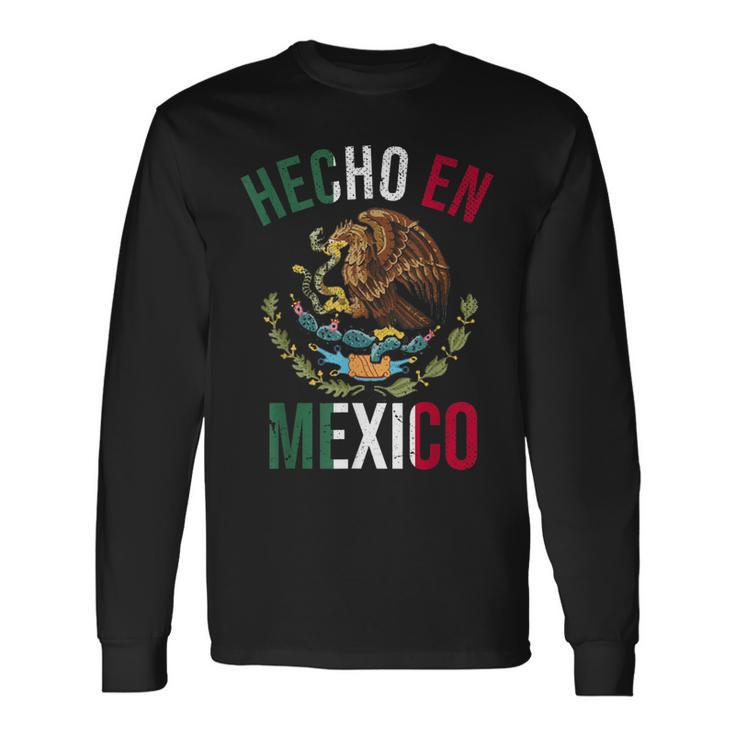 Mexico Eagle Hispanic Heritage Mexican Pride Mexico Men Women Long Sleeve T-Shirt T-shirt Graphic Print