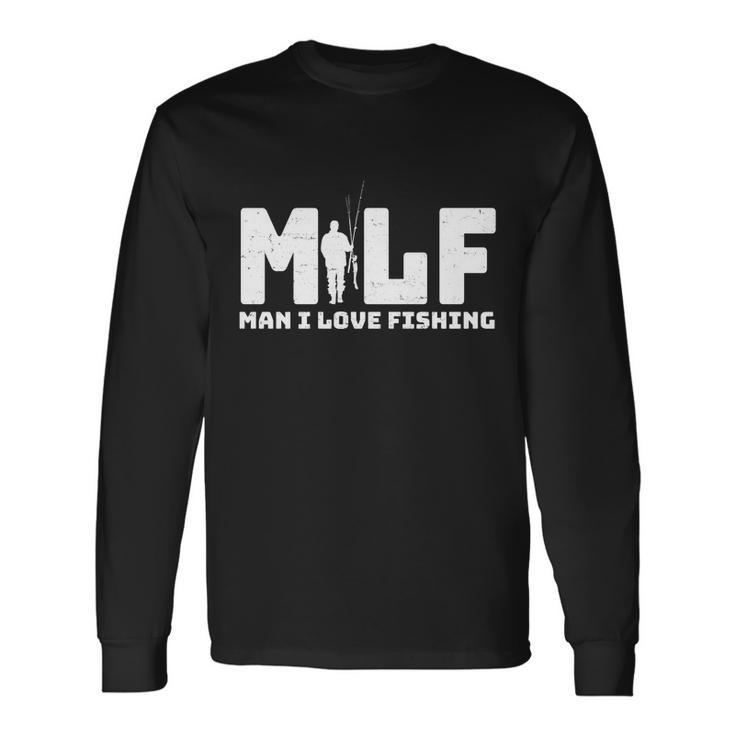 Milf Man I Love Fishing T-Shirt Large / Black