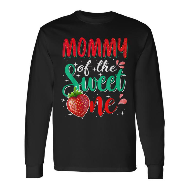 Mommy Of The Sweet One Birthday Party Theme Matching Long Sleeve T-Shirt
