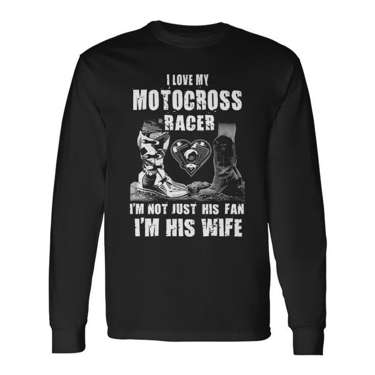 Motocross Wife Long Sleeve T-Shirt