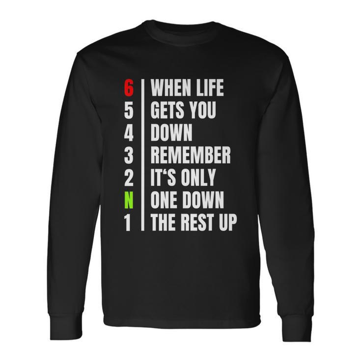 Motorbike Gears Joke Biker Motorcycle Rider Long Sleeve T-Shirt