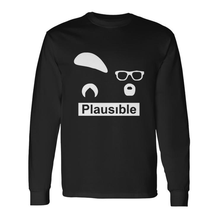 Mythbusters Plausible Jamie Hyneman Adam Savage Long Sleeve T-Shirt