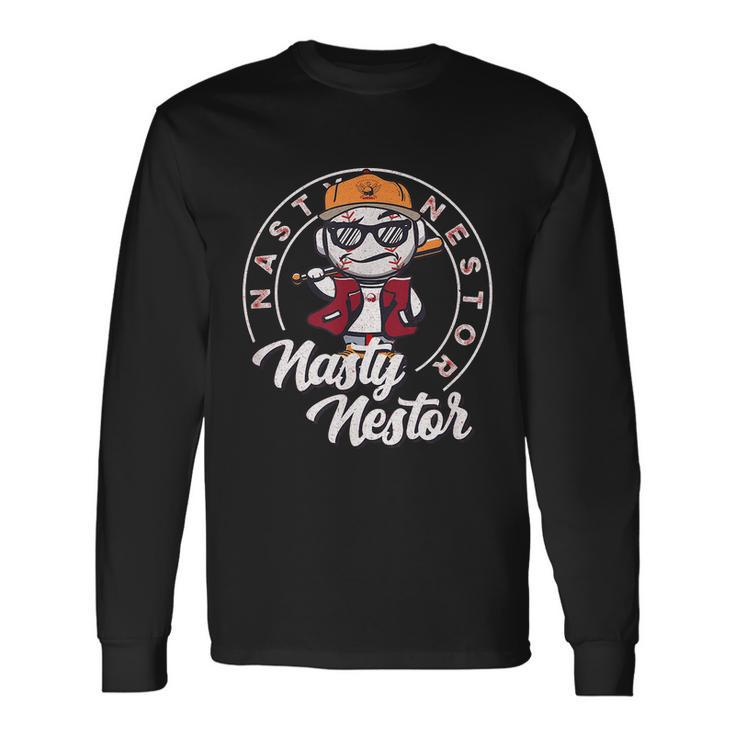Nasty Nestor Baseball Long Sleeve T-Shirt