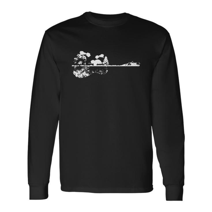 Nature Guitar Tshirt Long Sleeve T-Shirt Gifts ideas