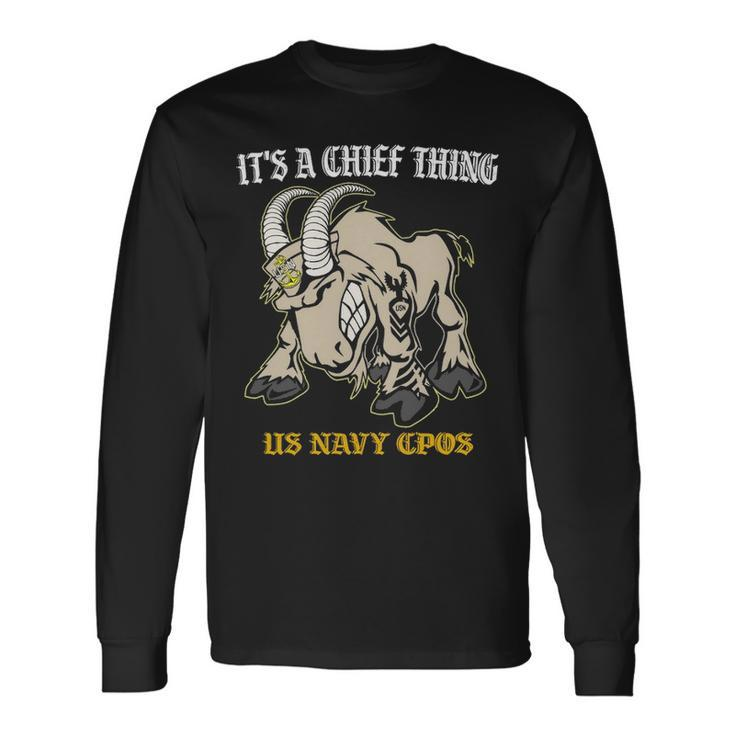 Navy Chief Cpo Long Sleeve T-Shirt