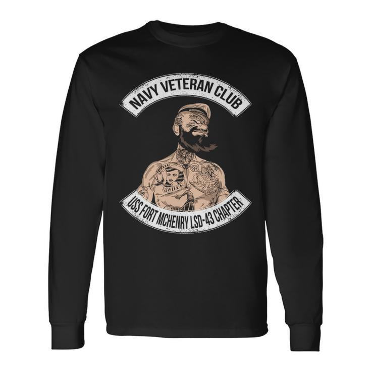 Navy Uss Fort Mchenry Lsd Long Sleeve T-Shirt