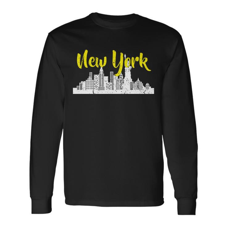 New York City Logo Tshirt Long Sleeve T-Shirt