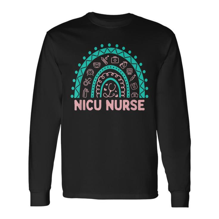 Nicu Nurse Rn Neonatal Intensive Care Nursing Long Sleeve T-Shirt