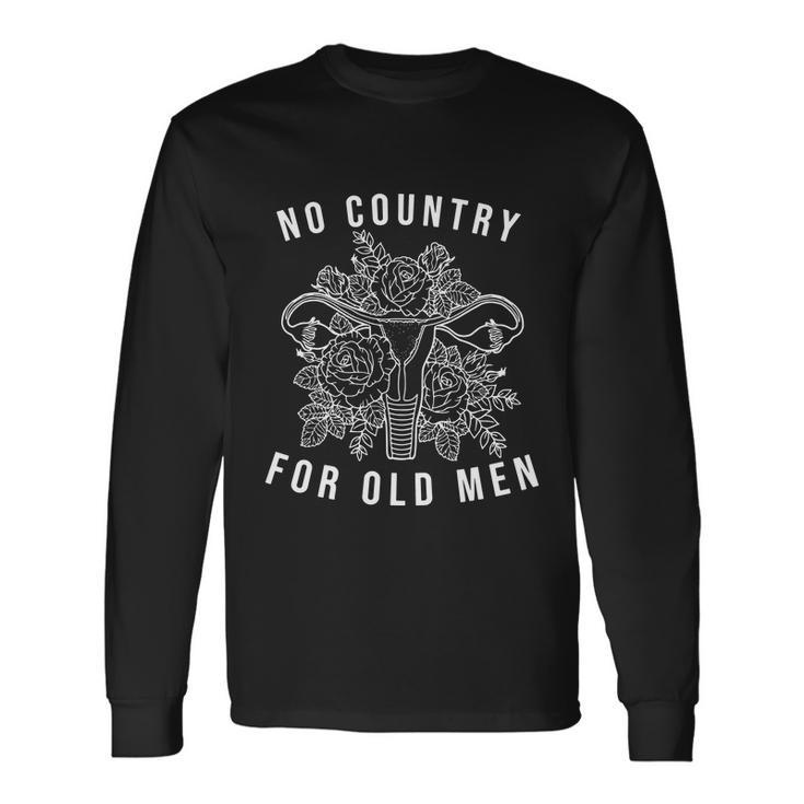 No Country For Old Men Uterus Long Sleeve T-Shirt
