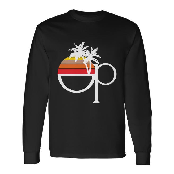 Ocean Pacific 80S Retro Sunset Long Sleeve T-Shirt Gifts ideas