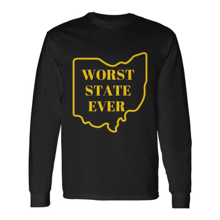 Ohio Worst State V2 Long Sleeve T-Shirt